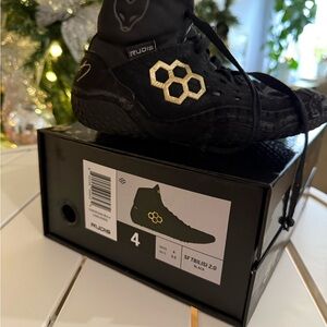 Rudis Kids Black Sneakers
